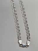 20" Flat Mariner Sterling Silver Necklace