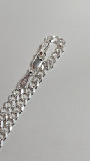 Women's Sterling Silver Curb Necklace