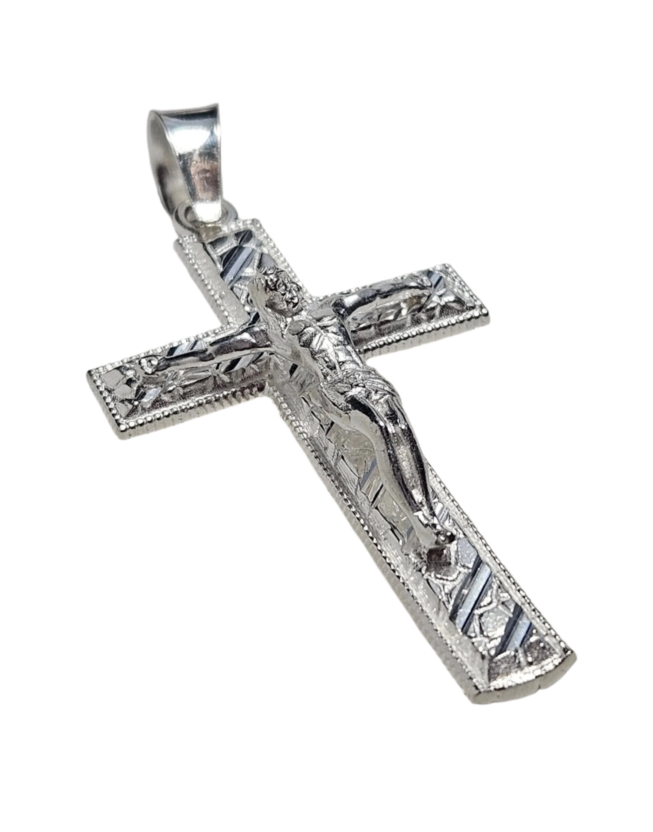 Crucifix Sterling Silver Pendant