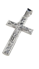 Crucifix Sterling Silver Pendant