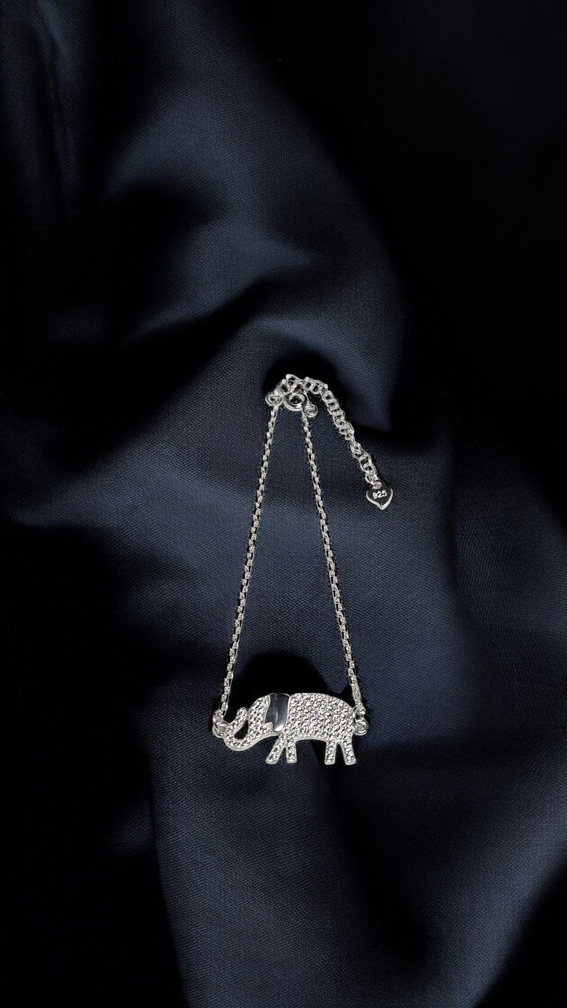 Sterling Silver Elephant Bracelet