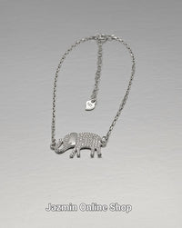 Sterling Silver Elephant Bracelet