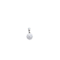 Sparkling Moissanite Snowflake Pendant    