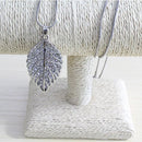 New Leaf Diamond Crystal Necklace  