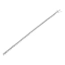 Miracle Set Diamond S Curve Link Bracelet -7"