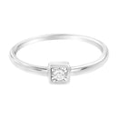 Miracle-Set Diamond Accent Cushion Shaped Promise Ring