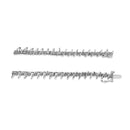 Miracle Set Diamond S Curve Link Bracelet -7"