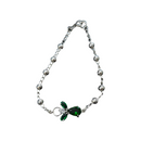 Green Cubic Zirconia Angel Bracelet     