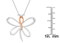 Diamond-Accented Dragonfly 18" Pendant Necklace 