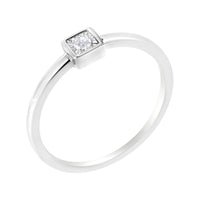 Miracle-Set Diamond Accent Cushion Shaped Promise Ring