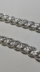 26'' Men's Sterling Silver Curb Necklace     