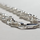  22'' Men's Solid Rope Sterling Silver Necklace  