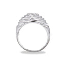  1/6 Cttw Round Diamond "Heartbeat" Heart Band Ring